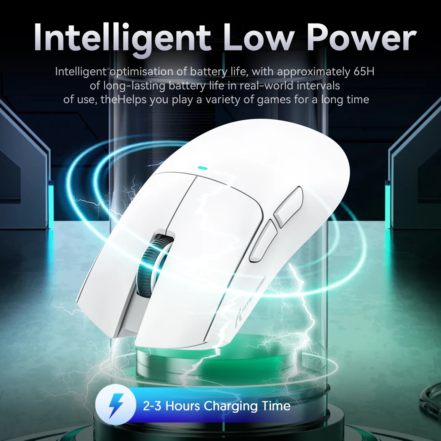 Attack Shark X11 Wireless Bluetooth Mouse,PAW3311 Three Mode 2.4G 400IPS RGB  PC Gaming Mouse