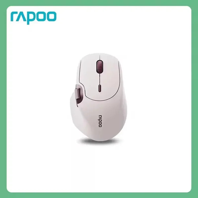 Rapoo MT560 3-Mode Wireless Mouse, Ergonomic Hall Magnetic Induction Knob, Cross-Screen Custom Control, Lightweight Gaming PC